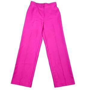 Vintage 70's High Rise Trousers Hot Pink Waist 28 Bending Easy by Mervyns